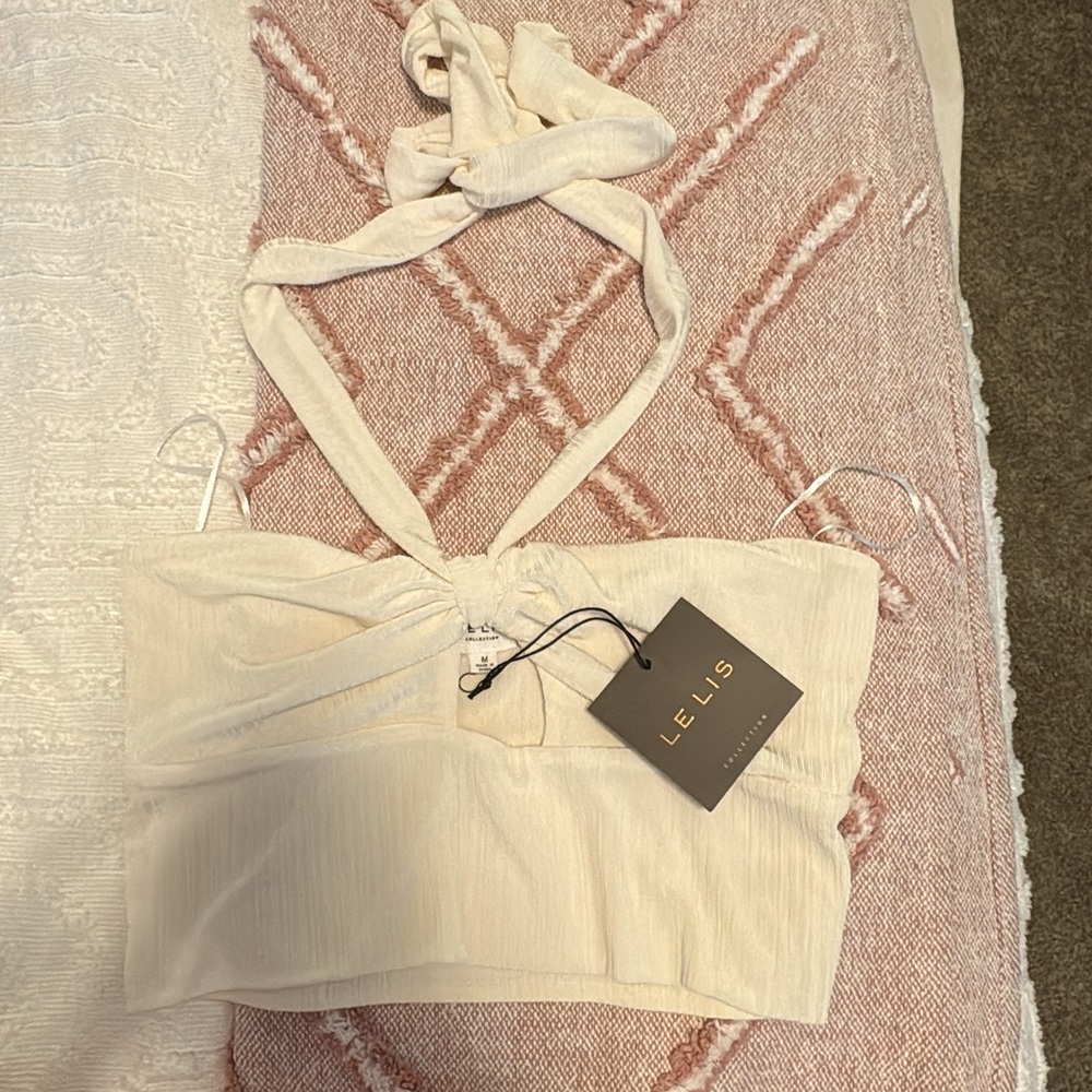 White crop top